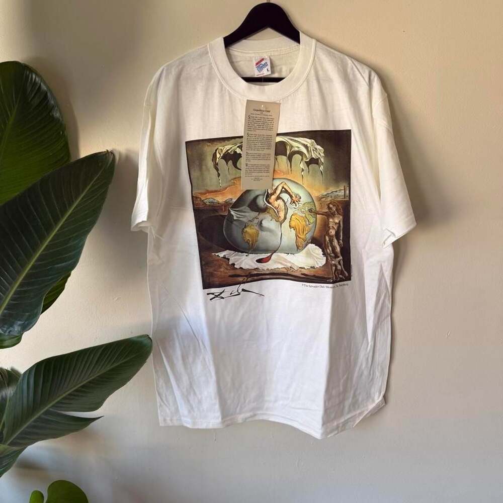 Vintage Jerzees Salvador Dali Geopoliticus Child T-Shirt